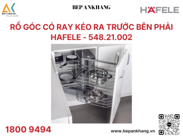 Rổ Góc Có Ray Kéo Ra Đằng Trước Bên Phải Hafele 548.21.002